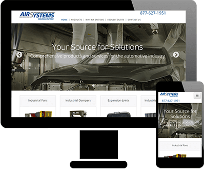 Air Systems New Website